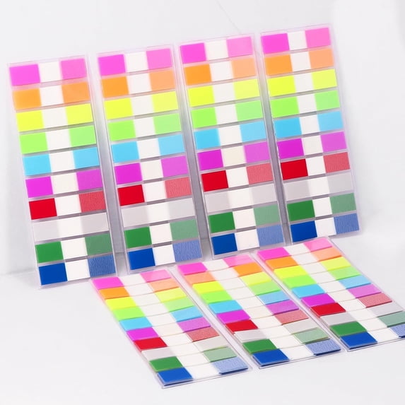 1000 Pcs Sticky Tabs for Books, Translucent PET Page Markers, Writable Index Annotation Tabs, Book Tabs for Annotating, Clear Sticky Notes for Study, School, Office Supplies