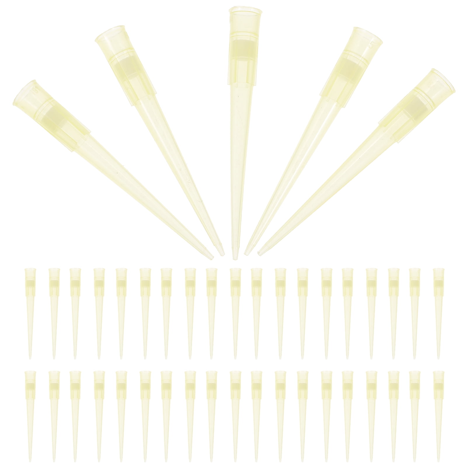 1000 Pcs Suction Head Pipette Disposable Tips Plastic Liquid Pipettes