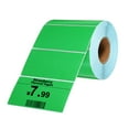 thumbnail image 1 of 1000 Pcs Thermal Labels, 2x3.94 Inch Thermal Printer Labels Stickers Self Adhesive Tags Rectangle Paper Roll Small for Printer Shipping Label Mailing UPS Barcode Address, Green, 1 of 6