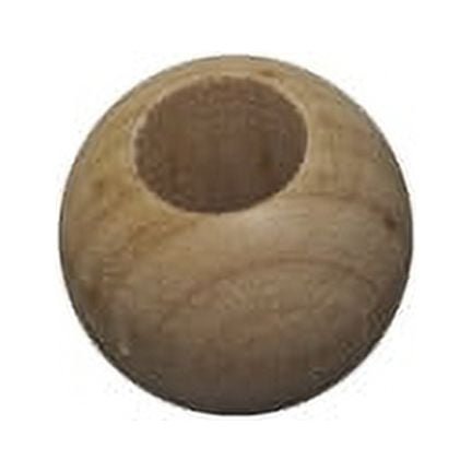 1000 Pcs of 20MM (3/4") Round Wood Beads, 3/8" hole