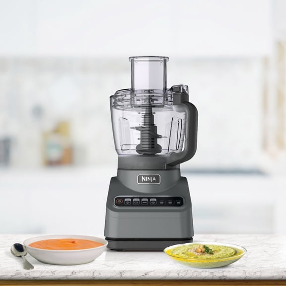 1000 Peak Watts, 9-Cup Capacity, Professional Food Processor Auto-iQ Preset Programs - Silver