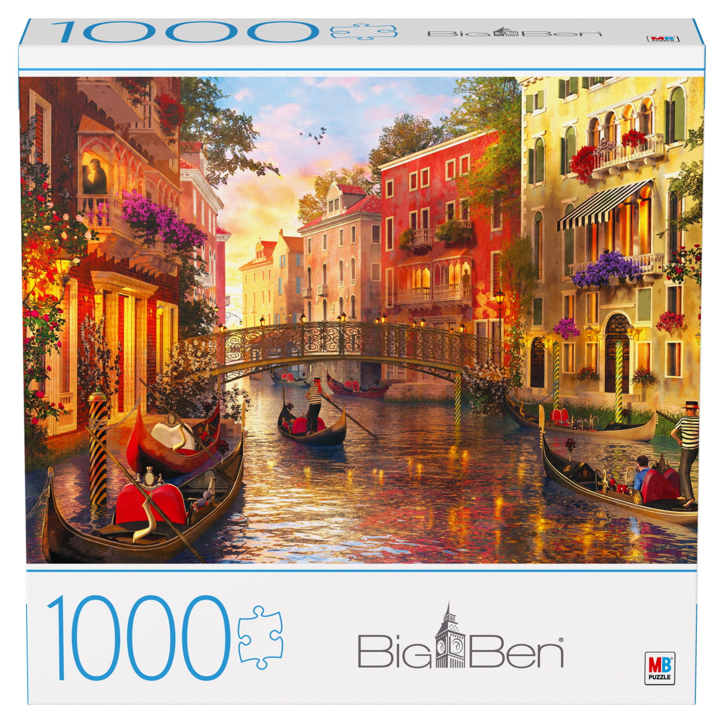 1000-Piece Big Ben Jigsaw Puzzle, Sunset - Walmart.com