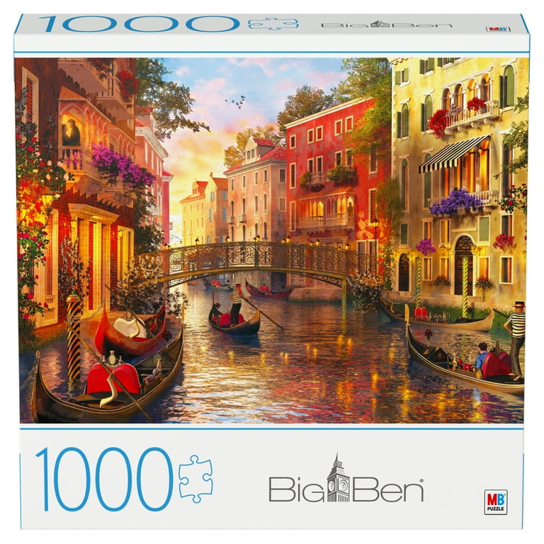 1000-Piece Big Ben Jigsaw Puzzle, Sunset - Walmart.com