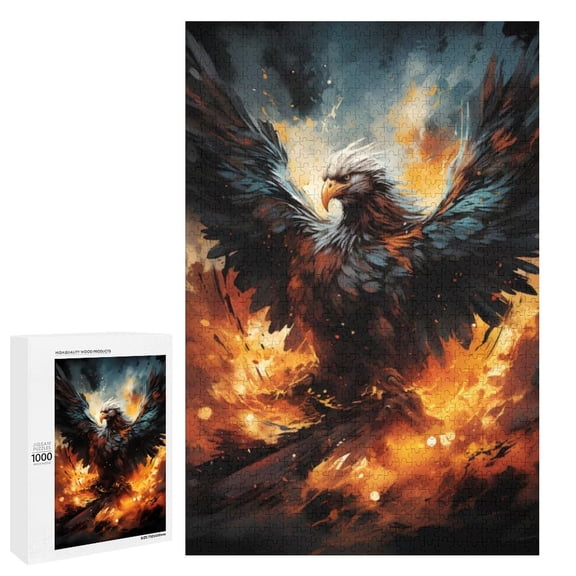 1000 Piece Bird Jigsaw Puzzle, Perfect for Family Game Nights, Fun and Challenging for All Ages