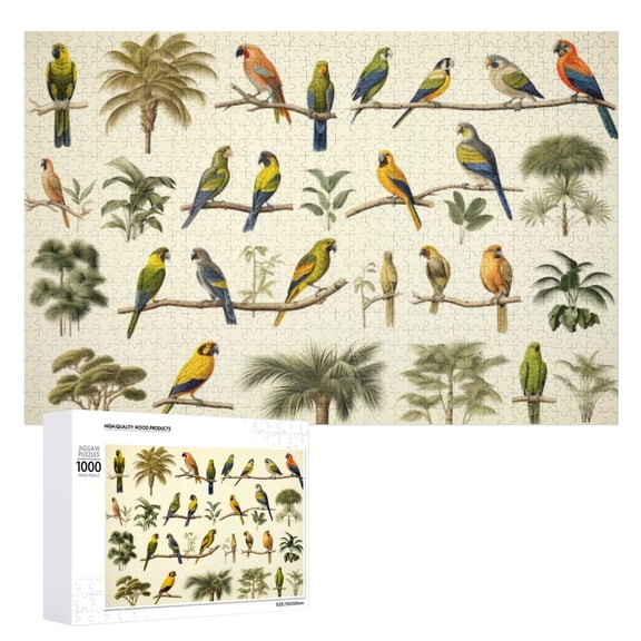 1000 Piece Bird Puzzle - Challenging and Fun Jigsaw Game for All Ages
