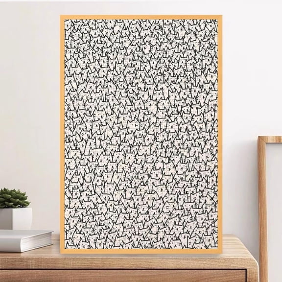 1000 Piece Cat Puzzle, Large Adult Challenge, Test Eyesight and Focus, Adult and Family Entertainment Game, DIY Home Decoration, Perfect Gift for Puzzle Lovers, Birthday, Christmas and New Year Gift