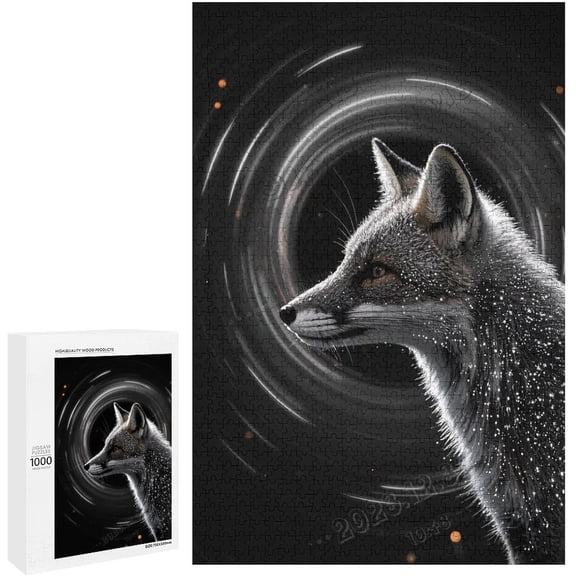 1000 Piece Fox Puzzle for Adults, 20"x30" – Educational Intellectual Jigsaw, Fun Game for Men Women