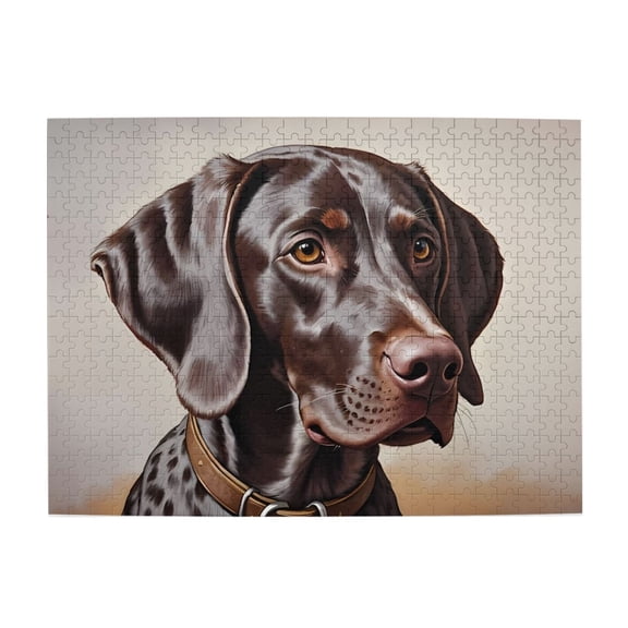 1000 Piece German Shorthaired Pointer Dog Jigsaw Puzzle For Adults – Artistic Canine Portrait, Challenging Brain Game, Relaxing Activity, Great Gift For Dog Lovers & Home Decor