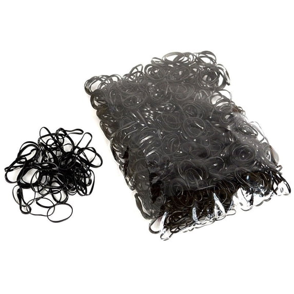 1000 Piece Glow In the Dark Latex Rubber Band Bracelet Pack Rubber Band Mega Value Pack with Clips Fixing Clip Happy 2026!