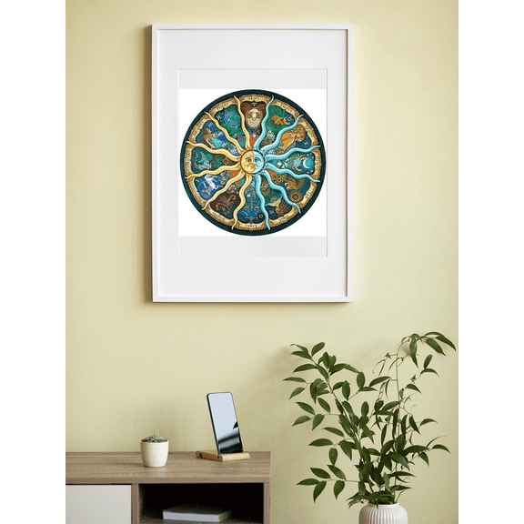 1000 Piece Horoscope Puzzle for Adults, Challenging Jigsaw Puzzle for Game Nights, Family and Friends, Finished Size 26.7" x 26.7"