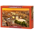thumbnail image 1 of 1000 Piece Jigsaw Puzzle, Bridges of Florence, Arno, Tuscany, puzzle of Italy, Adult Puzzle, Castorland C-104826-2, 1 of 5