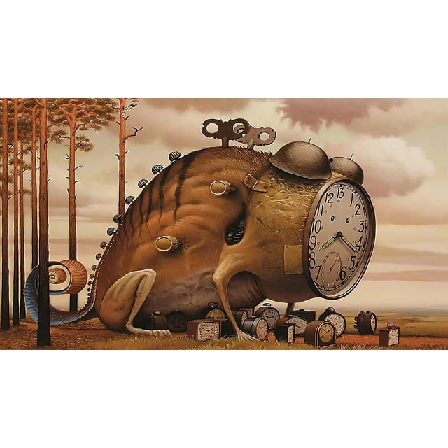 1000 Piece Jigsaw Puzzle Clock Monster Puzzle For Adult And Families 