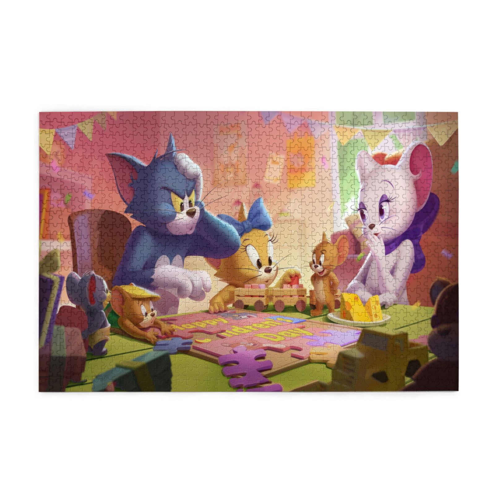1000 Piece Jigsaw Puzzle For Adults & Kids - Tom and Jerry Puzzle For ...
