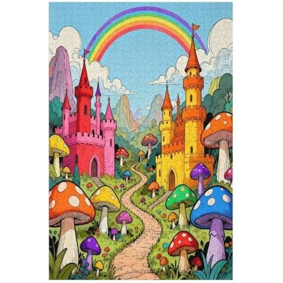 1000 Piece Jigsaw Puzzle, Letter On Back No Dust Puzzle, Perfect ...