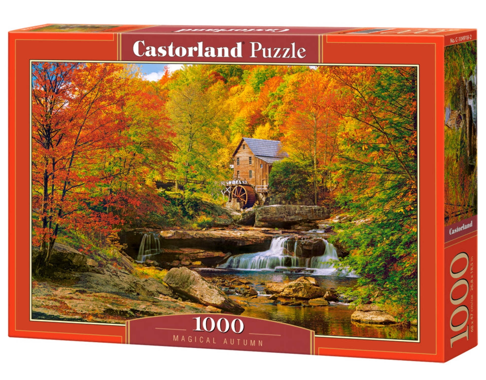 1000 Piece Jigsaw Puzzle, Magical Autumn, Water mil, Nature