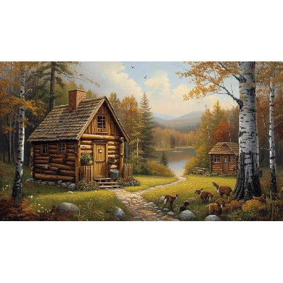 1000 Piece Jigsaw Puzzles Lost in The Woodies Puzzle Challenging Educational Jigsaw for Active Thinking Party Entertainment,Challenging and Stimulating Puzzle Game