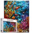 1000 Piece Jigsaw Puzzles MMF7 for Adults Stained Glass Painting Jigsaw