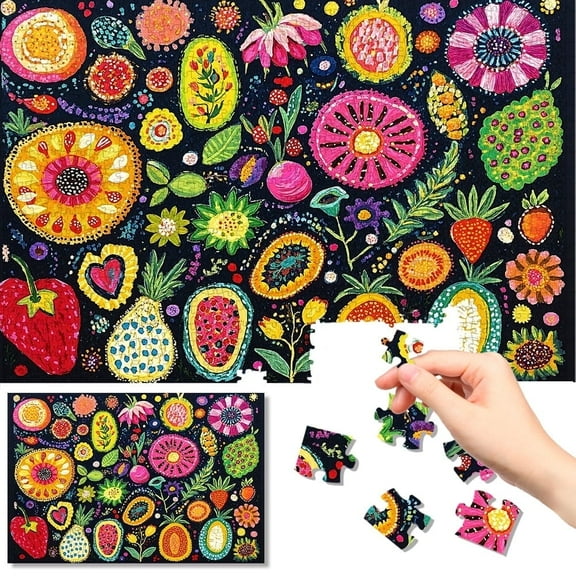 1000 Piece Jigsaw Puzzles for Adults - Challenging Landscape Art with Anti-Gloss Finish, Stress Relief Mindfulness Game & Family Party Gift PTDC002H