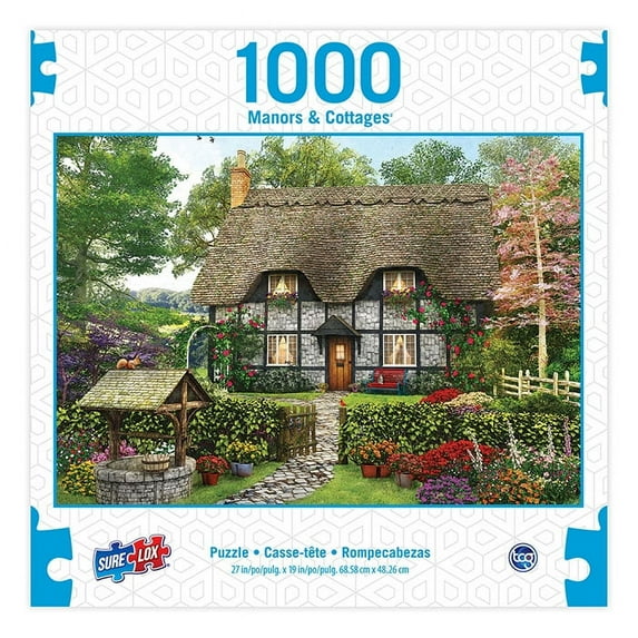1000-Piece Manors & Cottages Collection Sure-Lox Puzzle