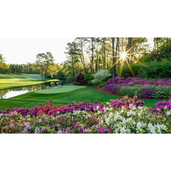 Jigsaw Puzzle for Adults, The Masters Golf Championship Augusta National Course, 1000 Piece Large Format Wooden Puzzle, Iconic Sports Landscape Art for Home Decor