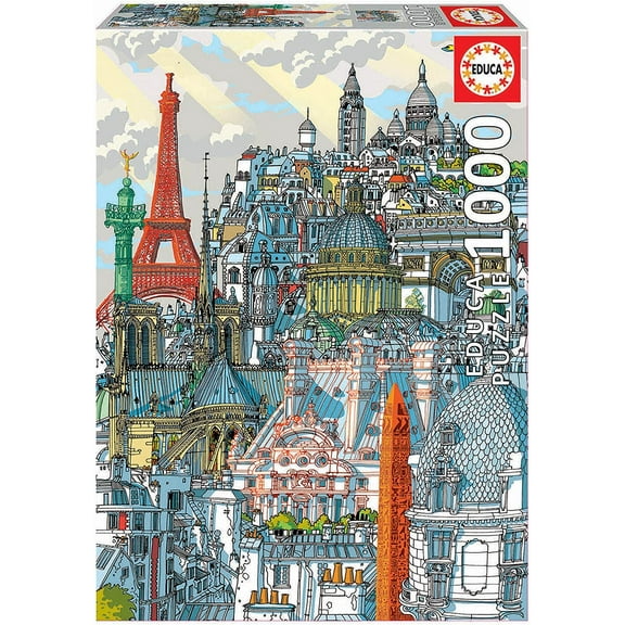 1000 Piece Paris, Carlo Stanga Jigsaw Puzzle by Educa Borras