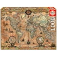 thumbnail image 1 of 1000 Piece Puzzle - Antique World Map, 1 of 2