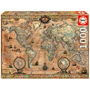 1000 Piece Puzzle - Antique World Map