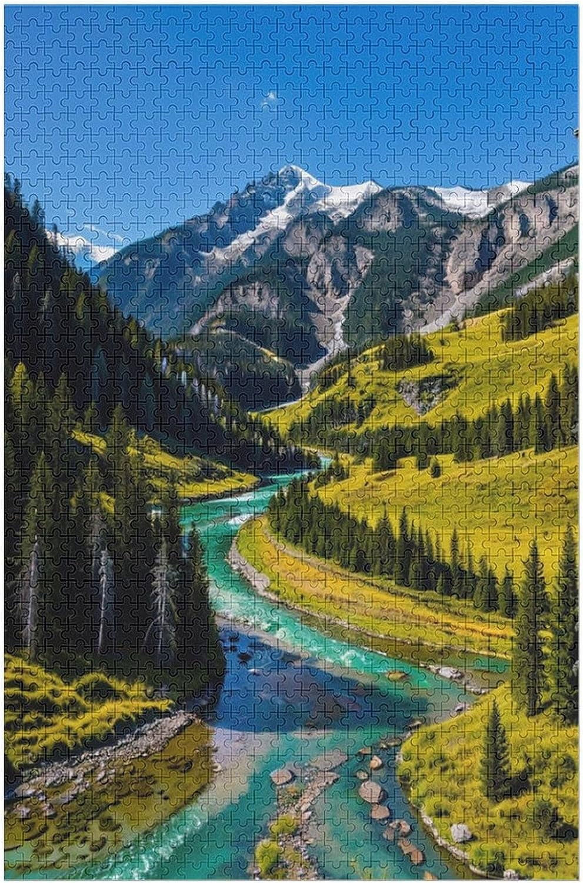 1000 Piece Wooden Puzzle - Terrifying Black Dragon Challenging Jigsaw For Adults