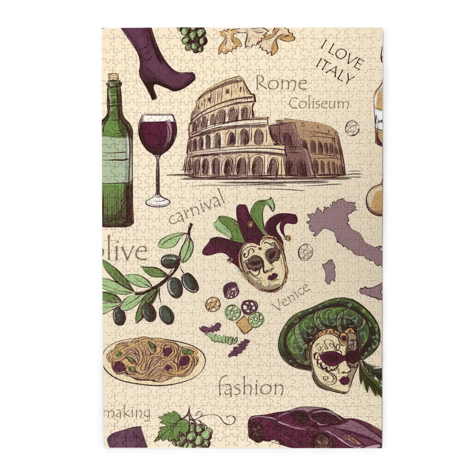 1000 Piece Puzzles Large Jigsaw Puzzles Picture Family Friends Puzzle