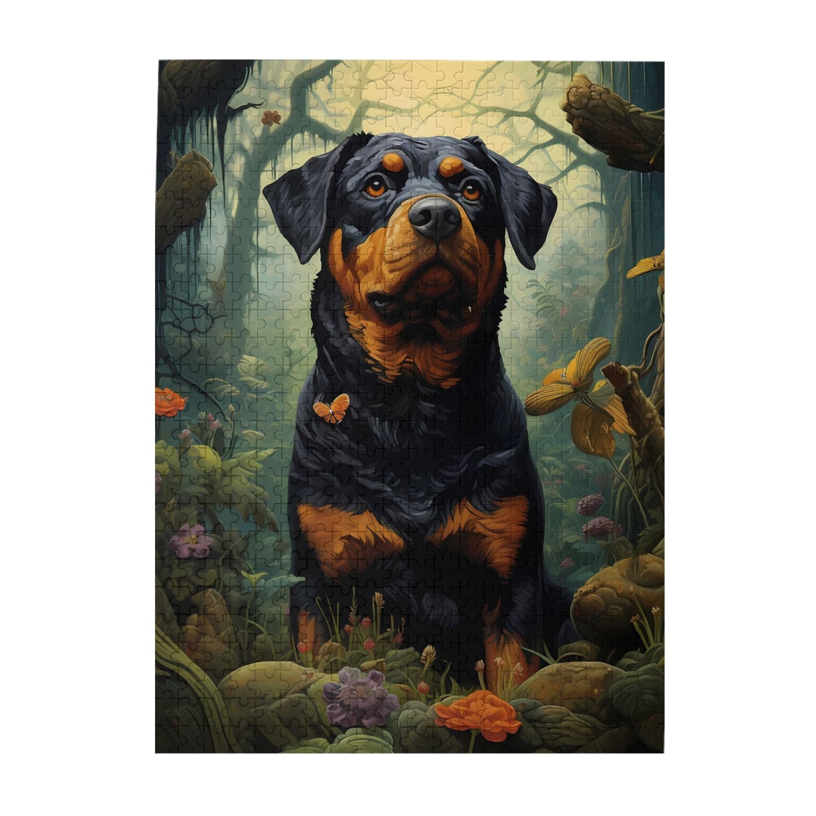 1000 Piece Rottweiler Dog Jigsaw Puzzle For Adults – Majestic ...