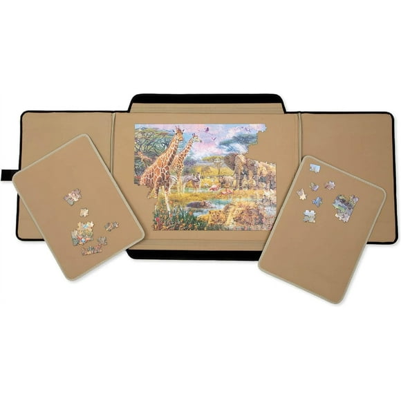 1000 Piece Size Porta-Puzzle Jigsaw Caddy - Jigsaw Desk Accessories - Portable Puzzle Table Board - 22.5" x 31.5"