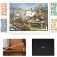 thumbnail image 1 of 1000-Piece Tilting Puzzle Board (30"x22") with 4 Color Drawers and Protective Mat, Adjustable Puzzle Table with Built-in Stand, 1 of 7