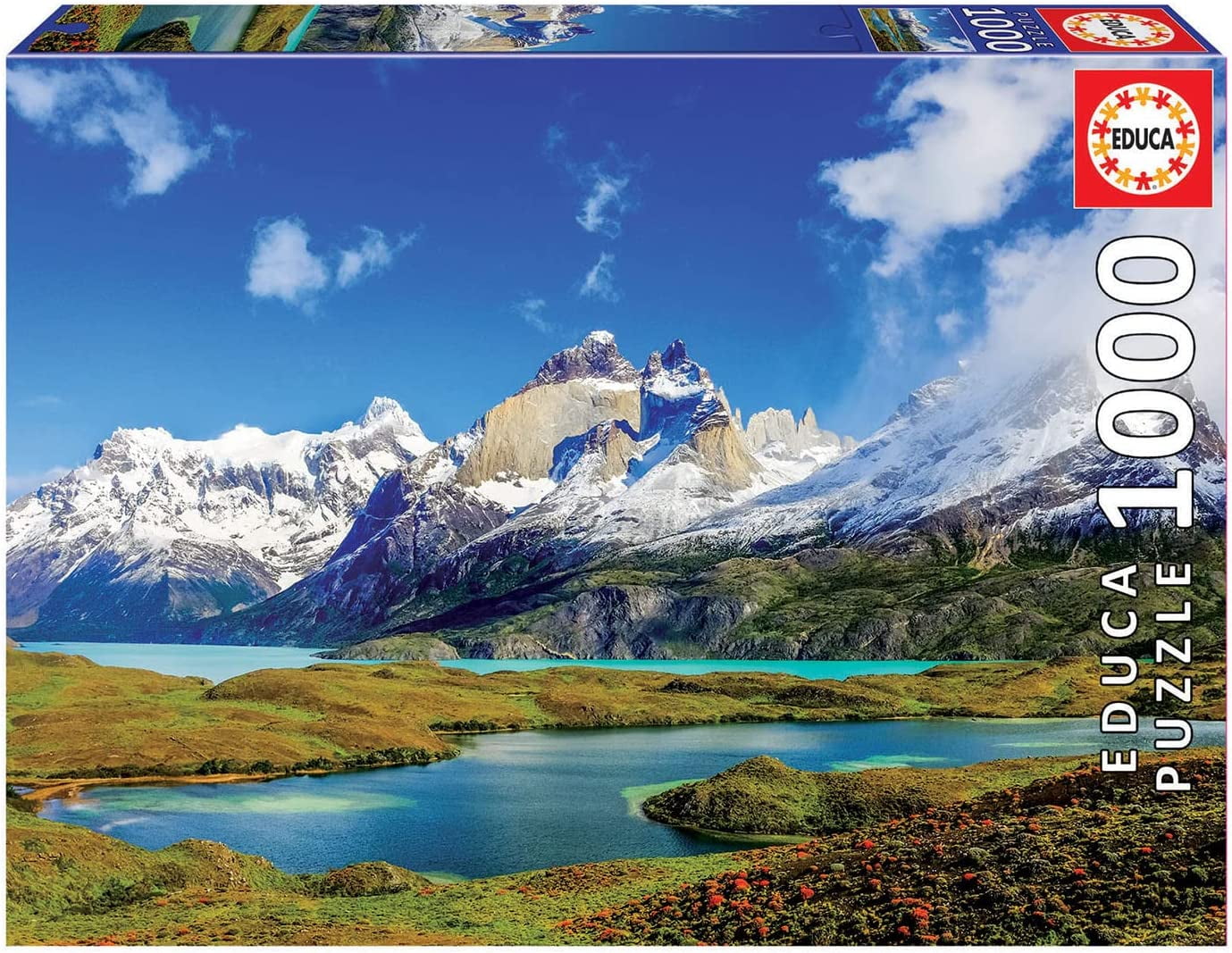 1000 Piece Torres Del Paine, Patagonia Jigsaw Puzzle by Educa Borras