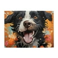 thumbnail image 1 of 1000 Piece Vibrant Border Collie Dog Jigsaw Puzzle For Adults Artistic Animal Art, Challenging Relaxation, Stress Relief Brain Exercise, Home Decor Gift Idea, 1 of 7