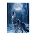 thumbnail image 1 of 1000-Piece Wooden Jigsaw Puzzle for Adults - Wolf Howling Moon Snow Forest , Fun & Relaxing Interlocking No-Dust Puzzle for Family, Home Decor & Holiday Gifts, 1 of 7
