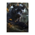thumbnail image 1 of 1000-Piece Wooden Jigsaw Puzzle for Adults - Black Panthers Wild Jungle View , Interlocking Pieces with Guide Letters, Holiday Gift & Home Decor, 1 of 7