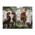thumbnail image 1 of 1000-Piece Wooden Jigsaw Puzzle for Adults - Cattle Herd Brown White , Interlocking Pieces with Guide Letters, Holiday Gift & Home Decor, 1 of 7