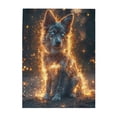 thumbnail image 1 of 1000-Piece Wooden Jigsaw Puzzle for Adults & Families - Dog Glow Spark Blue Eyes , Fun & Educational Brain-Teasing Game, Artistic Home Decor, 1 of 7