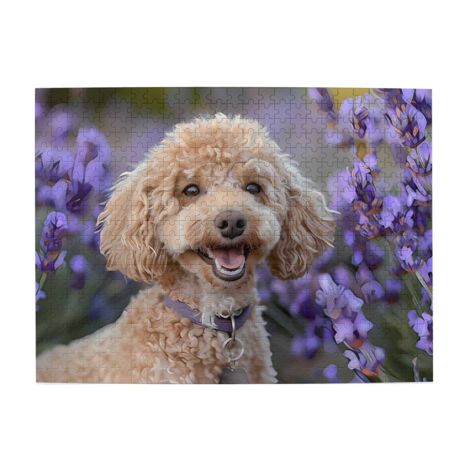 1000-Piece Wooden Jigsaw Puzzle for Adults & Families - Poodle And ...