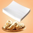 thumbnail image 1 of 1000 Pieces Glutinous Rice Paper Topboutique Transparent Edible Candy Wrappers Candy Coated Wrapping Paper Nougat Chocolate Sugar Wrapper for Baking Cake Sushi, 2.36x3.15 inch, 1 of 6
