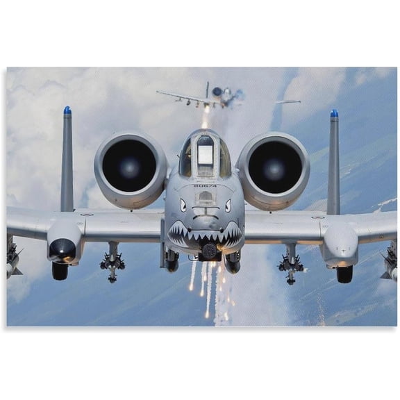 1000 Pieces Jigsaw Puzzle for Adults A 10 Warthog Thunderbolt Attack Plane Close Air Support Aircraft Great Gift Idea Stress Relief Home Decor Brain Teaser Relaxation Mind Stimulating Puzzle