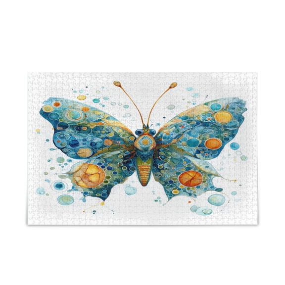 1000 Pieces Jigsaw Puzzles Storage Bag & Guide Intricately Butterfly Puzzle for 15+