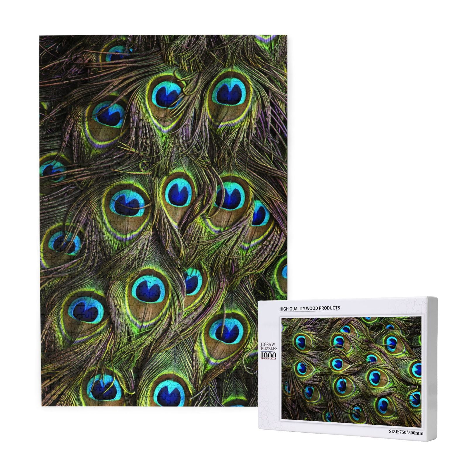 1000 Pieces Jigsaw Puzzles Wooden Jigsaw Toy Family Game Wall Decor for