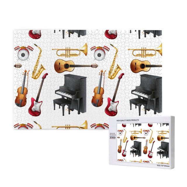 1000 Pieces Jigsaw Puzzles Wooden Jigsaw Toy Family Game Wall Decor for