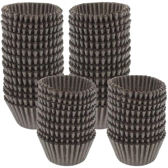1000 Pieces Mini Paper Baking Cups, Disposable Cake Muffin Paper Liners, Pastry Paper Cups for Home Kitchen Bakery DIY Dessert Baking