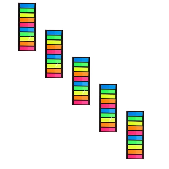 1000 Pieces Page Markers Sticky Index Tabs,Flag Tabs Self Adhesive,Colored Notes Tab Stickers for Notebook,Documents,Books [10 Colors] Sticks Securely