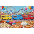 thumbnail image 1 of 1000 Pieces Puzzles for Adults, Amusement Park Jigsaw Puzzle for Adults , Challenging Activity Game Gift for Family Friends Men Women Seniors 30x20 in, 1 of 8