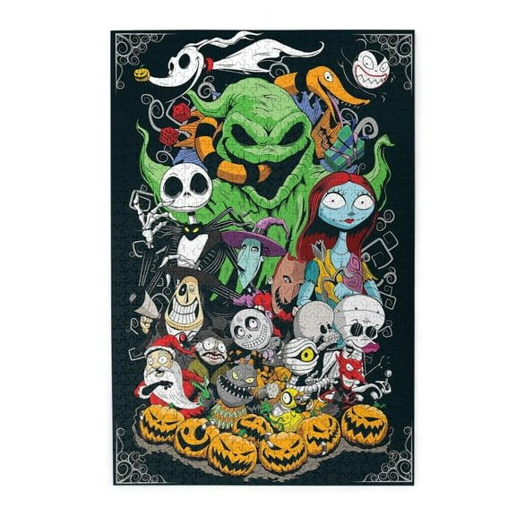 1000 Pieces Puzzles Oogie Boogie Wooden Puzzle Large Puzzle Game Artwork Family Decorations Unique Puzzle Gift