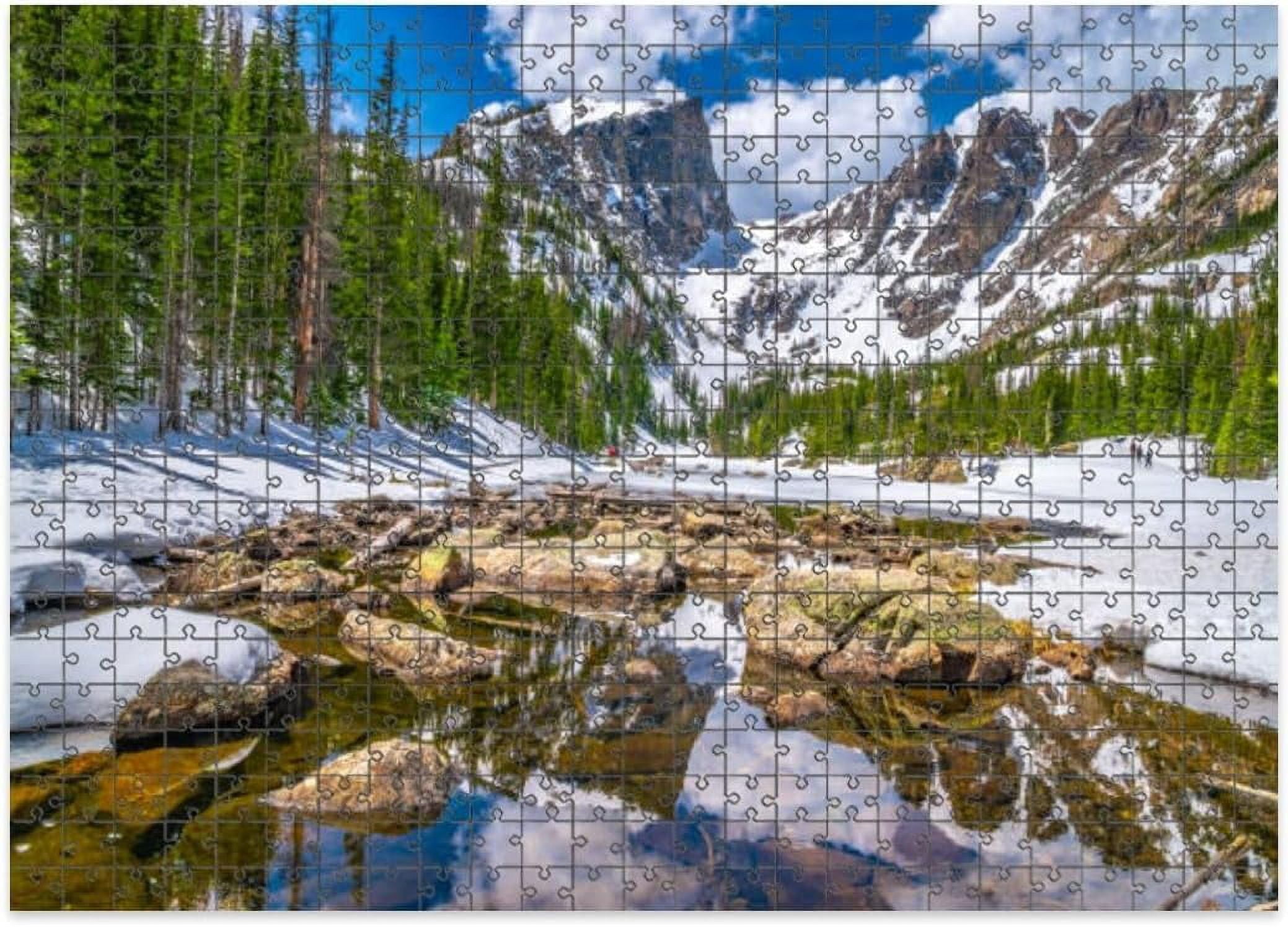 Gibsons 1000 Piece Jigsaw Puzzle – Highland Hike Scene, Eilean Donan Castle, Recycled Puzzle Board