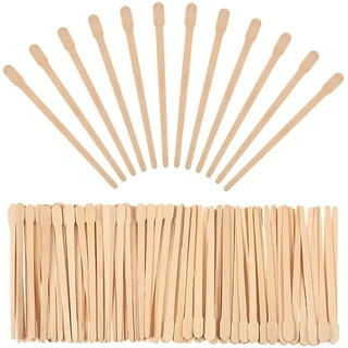 1200Pcs Wooden Wax Sticks - Dual-Ended Eyebrow & Body Hair Removal Applicators